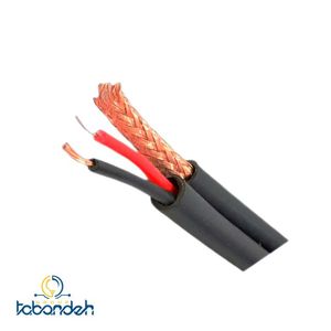 کابل دوربین RG59 ترکیبی با برق مس PINO